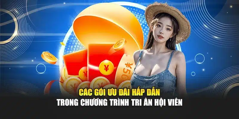 Các gói ưu đãi hấp dẫn trong chương trình tri ân hội viên